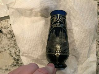 Mormon Lds Salt Lake City Utah Old Collectable Vase Glass Temple