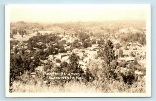 Placerville,  Ca - Early 1900s Aerial From Sacramento Hill - El Dorado - Rppc