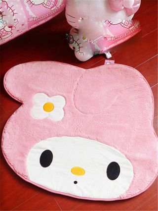 Kawaii Bowknot My Melody Kitty Carpet Crawling Blanket Big 26“ X 22 " Cos Gift