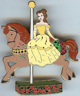 Disney Jim Shore Princess Carousel Belle Le125 Pin