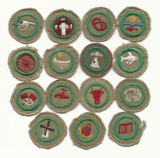 Boy Scout Proficiency Badges (unknown Country)