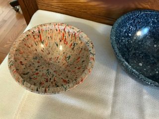 Texas Ware Melamine Melmac Confetti Speckle Mixing Bowls 1 X Large & 2 X 111