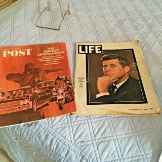 Jfk President John Kennedy Assassination Magazines - Life/sat Evening Post