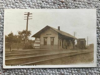 Rppc - Conklin Ny - Dl&w Railroad Station - Train Depot - York - Broome County - Rr - Rp