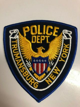 Old Trumansburg York Police Patch