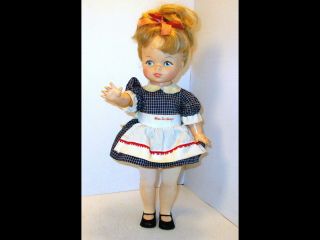 Vintage 1970 Horsman " Little Miss Sunbeam " Bread Advertising Blonde Doll 14 "