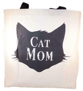 Cat Mom Tote Bag Made In Usa