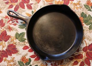 Vintage Griswold No.  8 Cast Iron Skillet 704 A Small Trademark