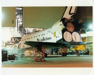 Sts - 49 / Orig Nasa 8x10 Press Photo - Space Shuttle Endeavour At Ksc In 1991
