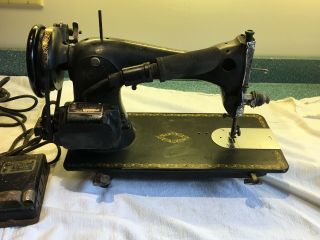 Vintage 1942 Model 15 Singer Electric Sewing Machine With Foot Pedal - 3
