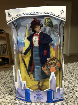 Disney Store Mary Poppins Returns Emily Blunt Limited Edition Doll Le4000 - 16 "