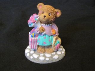 Russ Berrie Moments of Happiness The Joy of Shopping Teddy Bear Figurine 2