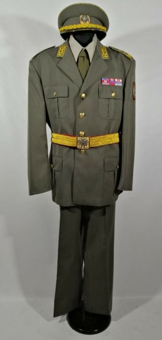 Yugoslavia Serbia Jna Army General Lieutenant Colonel Complete Uniform Visor Hat