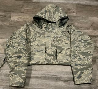 Nwot Us Air Force Tiger Stripe Camo All Purpose Environmental Parka Size X - Large