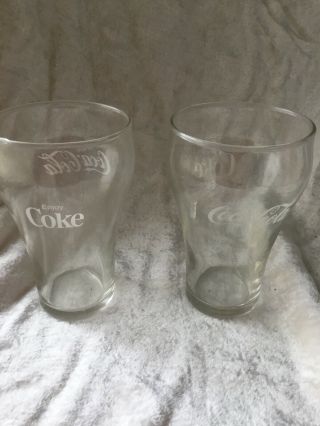 - Coca Cola Vinyl Doctor Style Bag And Two Vintage Coke Glasses 2