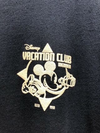 DVC Disney Vacation Club Member Spirit Jersey Sweatshirt Navy White 3