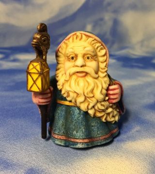Htf Harmony Kingdom Pot Bellys " Father Christmas " Santa Box Figurine Pbhsa2x Euc
