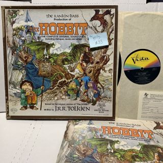 The Hobbit Complete Soundtrack 2lp Box Vg,  /vg Slight Dish Warp Vista 103