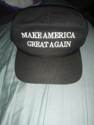 Official Trump Maga Hat Black Make America Great Again Authentic