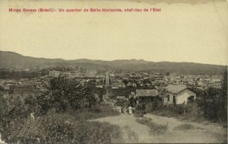 Brazil,  Belo Horizonte,  Minas Gerais,  Partial View (1910s)