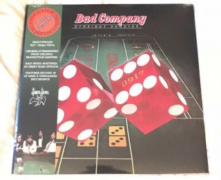 Bad Company Straight Shooter Deluxe 180g 2 Lp Half Speed Mastered Gatefold