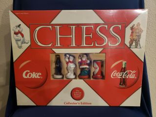 Coke Coca - Cola Collectors Edition Chess Set Board Game