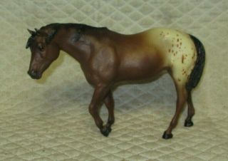VINTAGE BREYER HORSE - 1973 Appaloosa Indian Pony 174 - Semi - Glossy - WONDERFUL 2