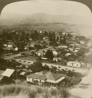 Underwood Stereoview Birdseye View Of Santa Barbara,  California Set 3 1910 