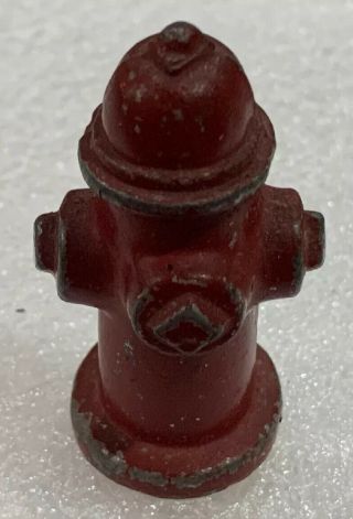 Vintage Miniature Toy Fire Hydrant Paperweight Vintage Cast Metal Figurine