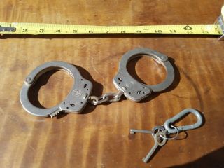 Vintage Smith & Wesson Handcuffs 2 Keys With Spanish ? For Mexico?