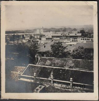 S21 China Yichang Hubei 湖北省宣昌 1930s Photo View Of City 5