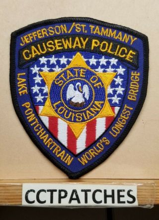 Causeway,  Louisiana Police Shoulder Patch La
