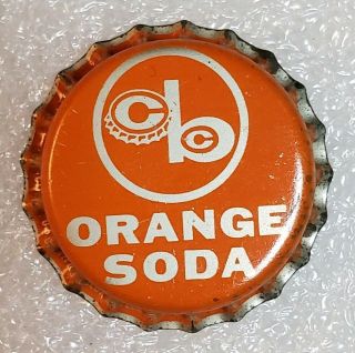 Vintage Cb Orange Soda Cork - Lined Bottle Cap Philadelphia Pa