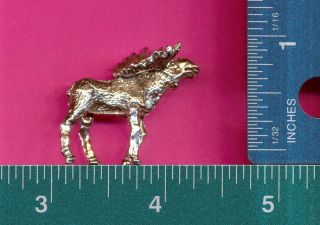 Lead Pewter Moose Figurine B2065