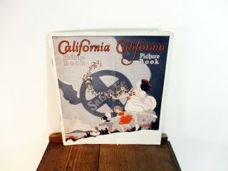 California Picture Book Santa Fe Railway Co.  Large Brochure