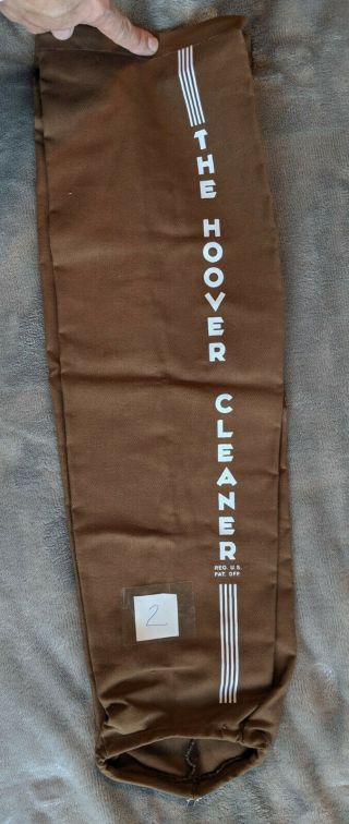 Vintage Hoover Vacuum Cleaner Cloth Fabric Bag Outer Dump Attachment Material