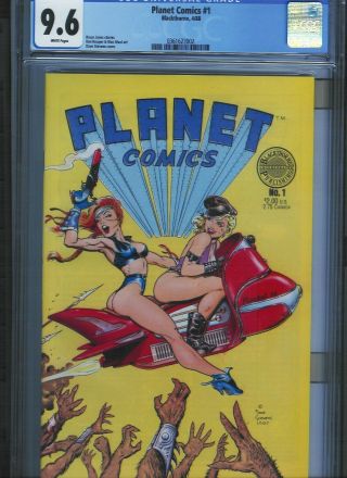 Planet Comics 1 1988 Cgc 9.  6 White Pages.  Unrestored.