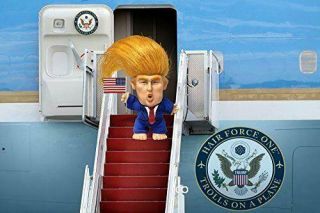 President Donald Trump Collec Troll Doll Make America Great Again Figure