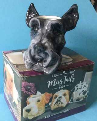 Large Scottish Terrier Dog Novelty Mug Willow Hall Mug Tails,  Gift Boxed,  3d