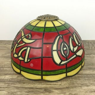 Vintage Coca - Cola Stained Glass Tiffany Style Plastic Lamp Shade 10 Inches Wide 2