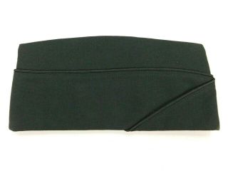 Us Army Military Green Poly/wool Serge Ag - 489 Class 4 Garrison Cap Hat 7 1/8