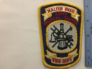 Us Army Walter Reed Medical Center Fire Department Washington Dc (vintage)