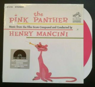 The Pink Panther Henry Mancini Uk 2014 Rsd Pink Vinyl Soundtrack Lp Ltd.  Ed.