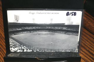 8158,  Seldom Seen Real Photo Briggs Stadium Detroit Mich Baseball Stadium