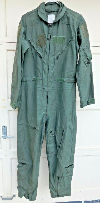 Flight Suit Coveralls Cwu - 27/p Sage Green Aramid 40 - Regular