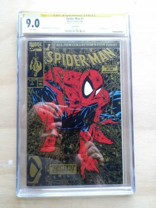 The Spider - Man 1 Signed By Stan Lee CGC SS (Aug 1990,  Marvel) 3