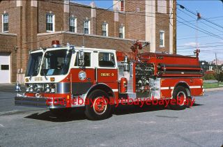 Fire Apparatus Slide,  Engine 8,  South Portland / Me,  1984 Hahn / Fmc
