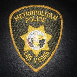 Las Vegas Metropolitan Police Patch - Nevada - 3 5/8 " X 4 1/2 "
