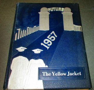 1957 Jasonville High School Yearbook " The Yellow Jacket " Jasonville,  Indiana