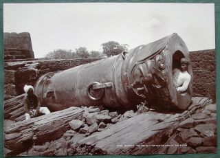 Malik - I - Maidan Cannon Bijapur India - Ca 1930s Photograph By Bombay Photographer